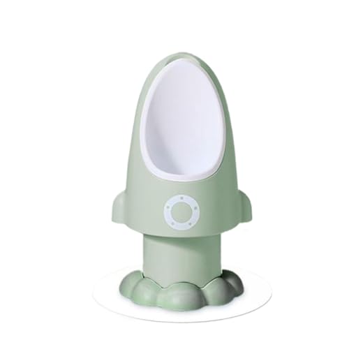 おまる 便器トイレトレーニング 小便器 自立式 取り外し可能 取り付け簡単 男の子用 (グリーン)