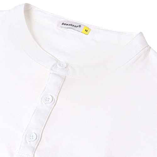 Image of Bewakoof Men's Solid 100% Cotton T-Shirt - Regular Fit, Round Neck, Half Sleeves