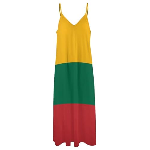 Robe décontractée à sans manches grande taille longue ample style bohème - 4