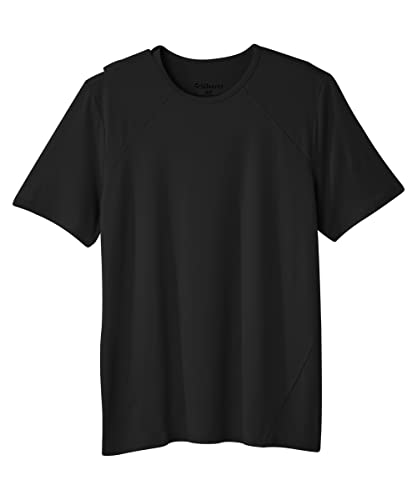 Amazon.com: Men's Open-Back Adaptive Active T-Shirt - Black SMA