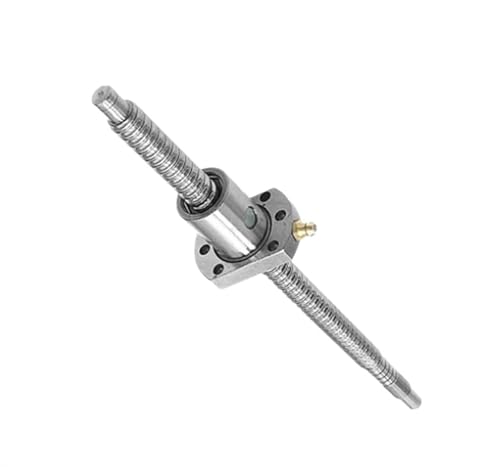 Metal Ball Screw nut Ball Screw SFU2010 550-8000mm C7 Roller Screw with Single Ball Nut Dia 20mm Pitch 10mm for CNC Parts(700mm)