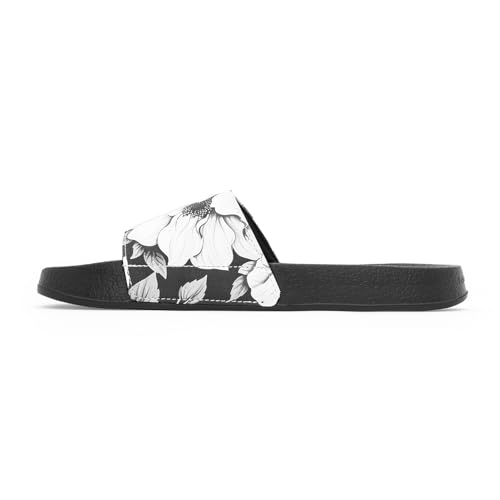 Image of Red Tape Womens Sliders in Slate Blue | Casual Pool Sliders | SLATE BLUE | 3 UK