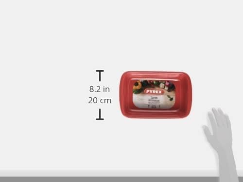 Pyrex FTE RECT 30X20CM Rosso CER Supreme PX
