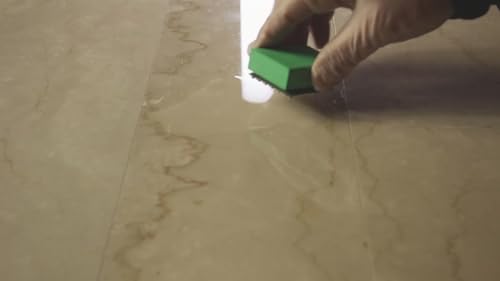 Marble Restore Plus kit to Renew The polishing of Natural Stone Ruined by Etch Marks, Scratches or limescale; Packaging 100 gr of Powder polishing