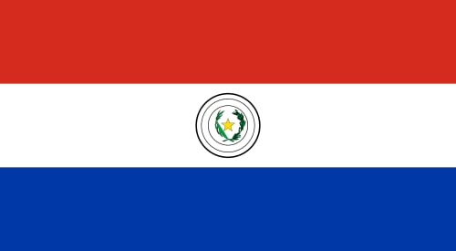 Drapeau Paraguay 100x150cm grand pavillon paysage extérieur 1.5m²