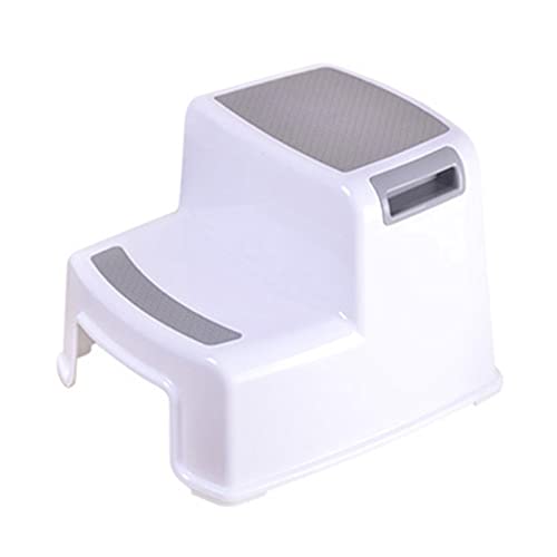 Brer Tabouret d'escalier, escalier de Pied de Partage de Maison, Marche sur Le Tabouret de Pied, Tabouret de Toilette de Salle de Bain, Tabouret en Plastique Multifonction (Color : Gray)