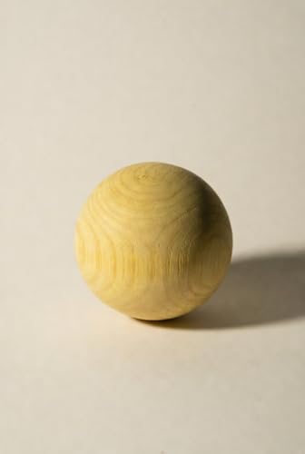 Image of Unfinished Wooden Balls 2.5 Inch, Pack of 06