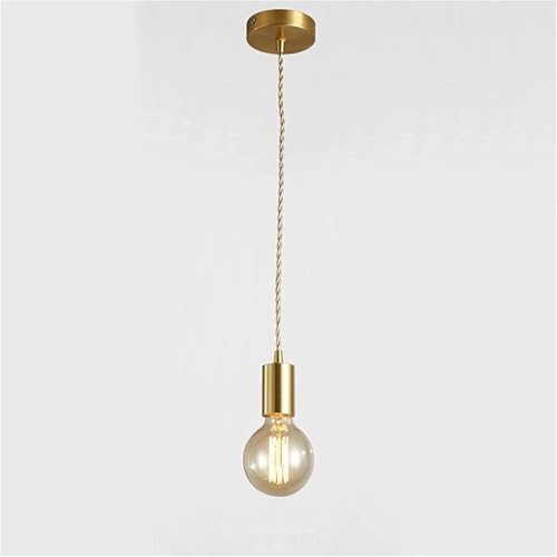 Suspension vintage en cuivre pour illuminer votre salon cosy