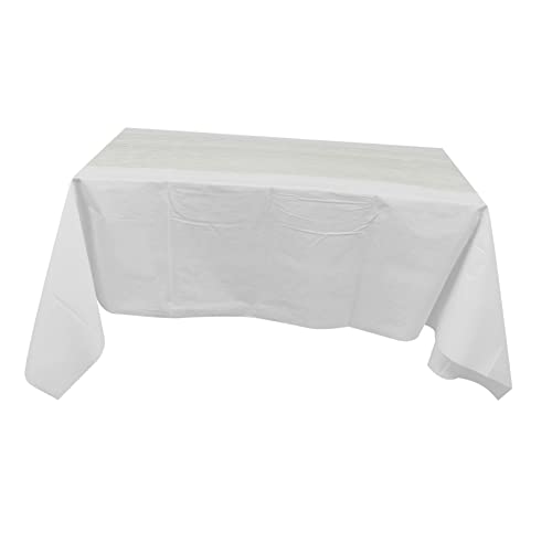 Unomor Set of 10 Faux Tablecloths Disposal PVC Waterproof Oil-Proof Stain-Resistant Picnic c
