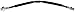Dorman H622753 Rear Center Brake Hydraulic Hose Compatible with Select Ford Models