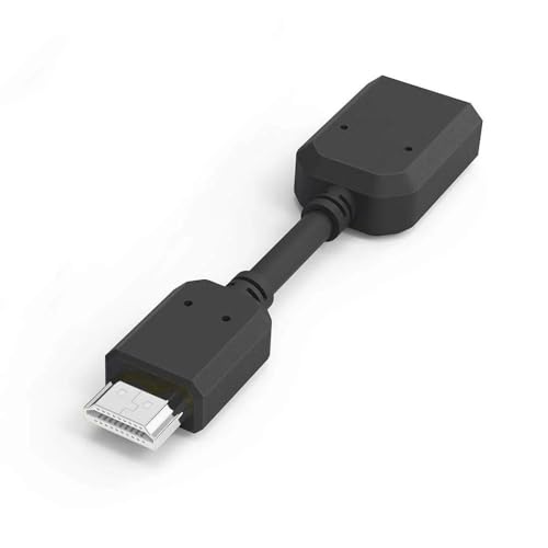 كابل تمديد صغير 4K HDMI ذكر إلى HDMI انثى - محول مرن عالي السرعة مطلي بالذهب بطول 10 سم للتلفزيون المثبت على الحائط وعصي البث وأجهزة اللاب توب والشاشات (3)