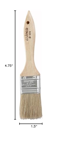 Image of Winco Pastry Brush, 1-1 /2-Inch ,Beige
