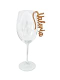 Marcasitios de madera para copa- Nombre marcasitios Personalizados. Pedido mínimo 5 Marcasitios. Ideal bodas, comuniones, bautizos, cumpleaños, recuerdo boda personalizado nombre