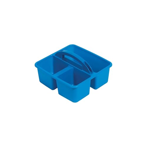 Deflecto Storage Caddy, 9.37” x 5.34” x 9.32”, Blue 6 Count