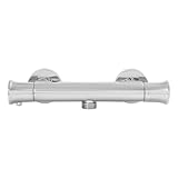 Ottone di alta qualità e cromo: realizzato in ottone massiccio e cromato galvanicamente, antiruggine, resistente alla corrosione e alle alte temperature, per oltre 10 anni di utilizzo a bassa manutenzione, anche in bagni per ospiti comunemente utilizzati.