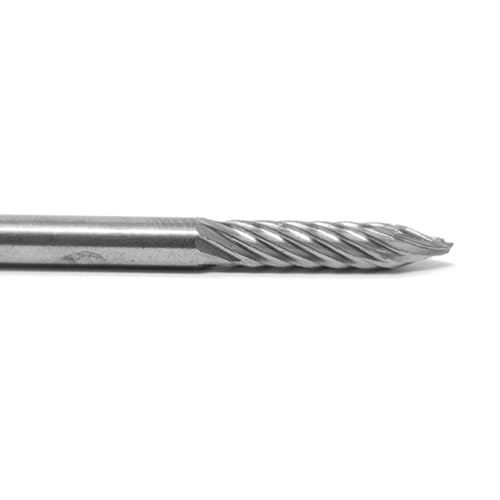 Fresa SG-44 de carburo sólido con corte simple 1/8" x 1/2" miniatura 3
