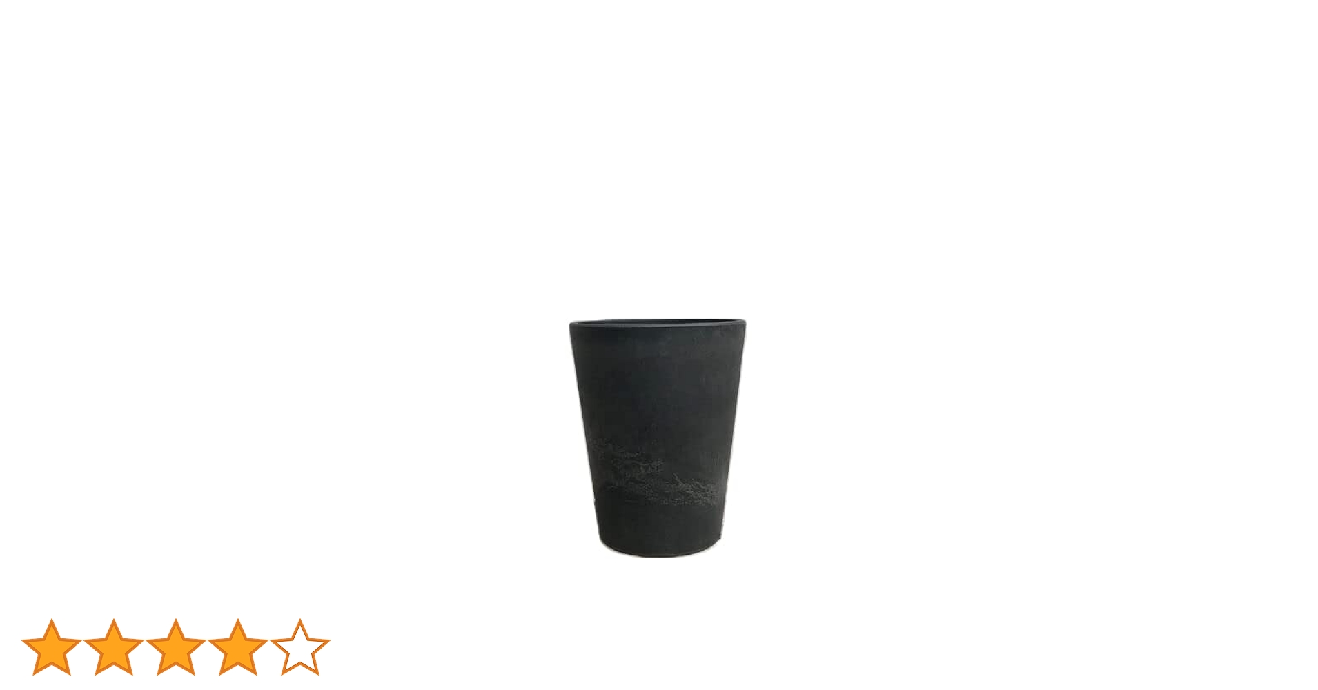 Amazon | BLACK PLASTIC POT【TALL】トールタイプ 黒 プラ鉢 厚
