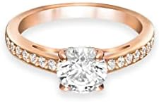 Swarovski Anello da Donna Vetro Trasparente – 51 _ Anello a Fascia Swarovski Anello da Donna Vetro Trasparente – 51 _ Anello a Fascia