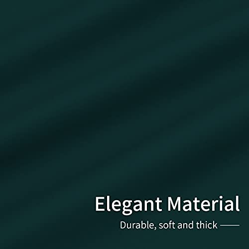 Image of Easy-Going Blackout Curtains for Bedroom, Solid Thermal Insulated Grommet and Noise Reduction Window Drapes, Room Darkening Curtains for Living Room, 2 Panels(42x84 in, Deep Teal)