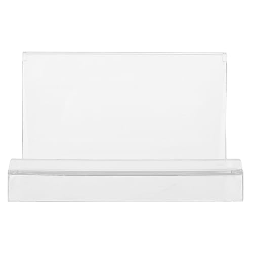 Présentoir de lunettes de soleil en acrylique cristallin Luxshiny - Lot de 4