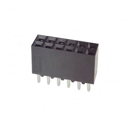 Pack of 2 5-534206-6 Connector 12 Position Receptacle Connector 0.100