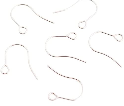 Angel Malone ® (100 (50 Pairs) of Earring Hooks, Jewellery Making Findings - UK Seller (Silver French Classic)