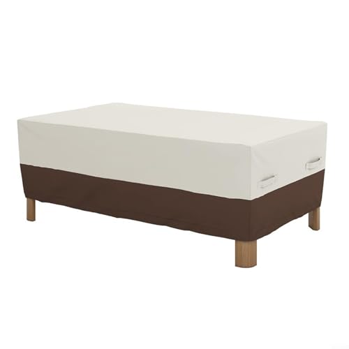 Funda para mesa de centro para exteriores impermeable 210D con protección UV para patio 2