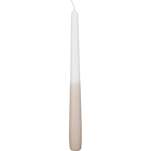 VOSTEEN 16x Spitzkerze 250/23mm Ø weiß/grau - dünne Stabkerzen...