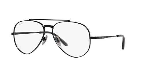 Image of Ray-Ban unisex-adult Rx8225v Aviator Titanium Pilot Prescription Eyewear Frames