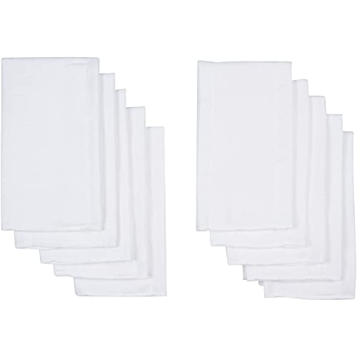 Birdseye Reusable Flat Cloth Diapers 27X27 100% Cotton High Absorbency Birdseye Burp Cloth, 6 Pack #TOP3