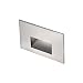 WAC Lighting 4011-30SS WAC Step & Wall 5" LEDme 12V Rectangle Step and Wall Light 3000K Soft White in Stainless Steel, Cast