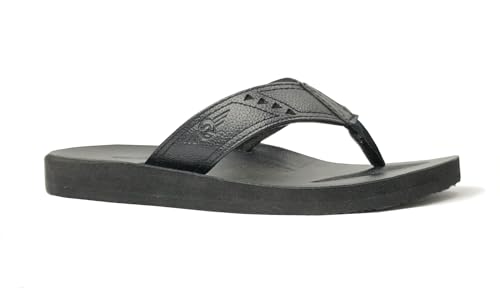 Image of REDVOLUTION New Boys' Beach Sandal TRIBAL Tattoo | Geometric Bali Flip-Flop Sandals