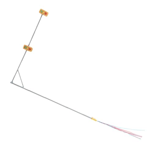 Gogogmee Railroad Lamp Model Table Layout Decor DIY Scene Accessory Unique Mini House Supply