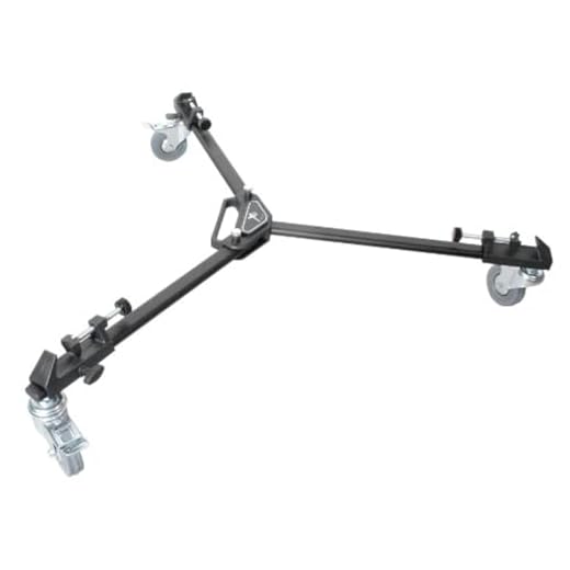 Xit XTDLT Elite Series Professional Universal Tripod Dolly with One Step Easy Lock and Locking Wheels (Black)
