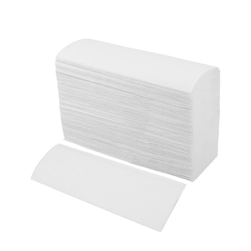 Didiseaon Toallas De Papel Gruesas Para Manos 200 Hojas Servilletas Absorbentes Multiusos Doble Uso Para Baños y Cocina Hoteles Comercios Prácticas y Suaves