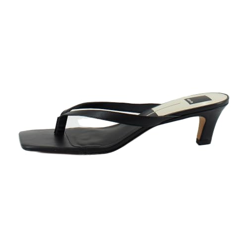 Image of Black Leather Ramia Pump Shoes by DOLCEVITA