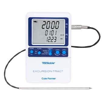 Traceable Termómetro de baja temperatura de registro de datos 1 sonda de acero inoxidable