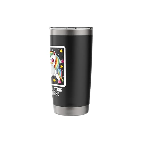 Nurse Pediatric Nurse Dabbing Unicorn PEDS Nursing Gifts Stainless Steel Insulated Tumbler