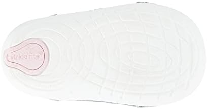 Stride Rite Baby Girls Soft Motion Kennedy Sneaker, Silver Multi, 3.5 Wide Infant | Image 2