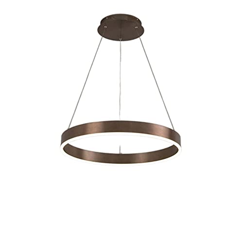 Plafonnier lustre LED moderne 3 anneaux réglable et dimmable