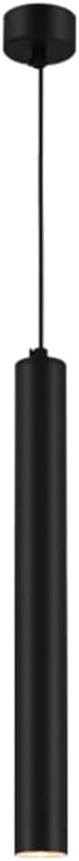 Lampe à suspension à long tube de 60 cm chic et épuré avec éclairage LED 5W intégré
