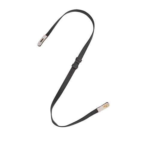 AIBEARTY Women Fashion PU Leather Waist Belt Skinny Lock Buckle Waistband for Dress Jeans Pants4