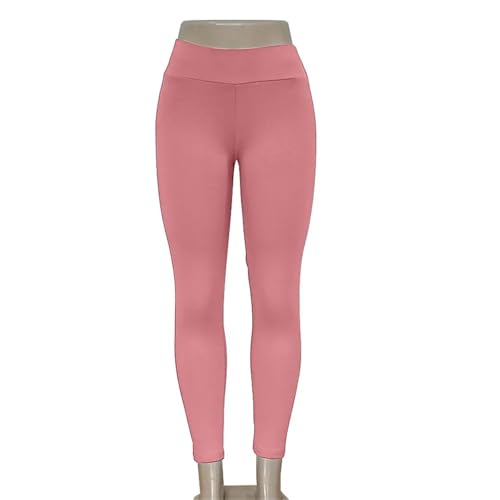 Pantalon de yoga pour femme legging taille haute sans couture noir extensible