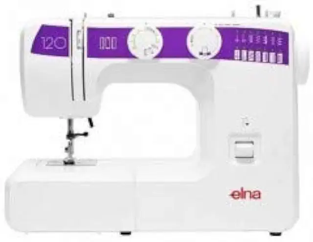 Máquina de Coser Elna Modelo 120 - Brazo Libre con 15 Funciones