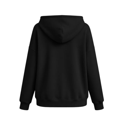 V neck sweatshirt Women Oversized drawstring Long Sleeve Hoodies - image 6