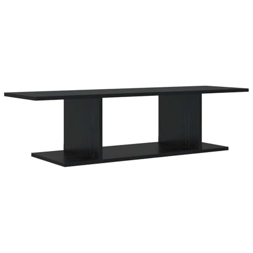 vidaXL TV-Schrankset Schwarz 103 x 30 x 26,5 cm Holzwerkstoff, Rustikaler...