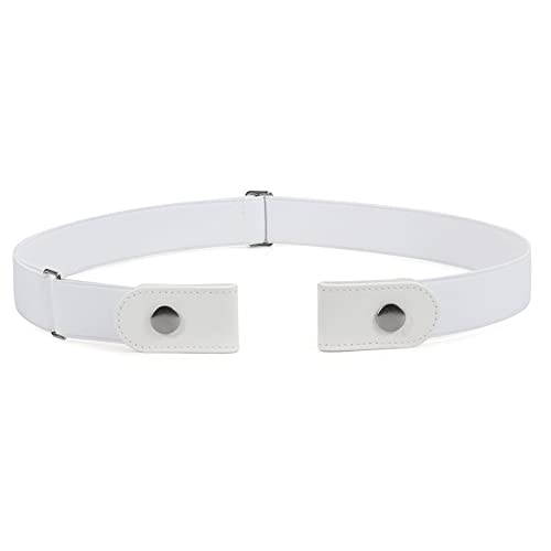 Image of WERFORU No Buckle Show Belt for Men Buckle Free Stretch Belt for Jeans Pants 1.38 Inches Wide Father's Day Gift