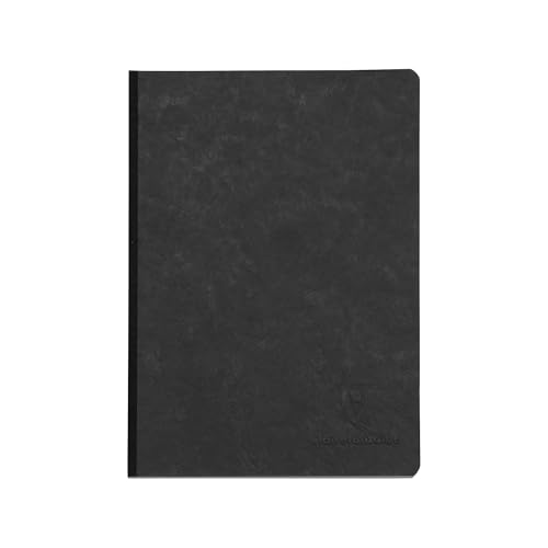 Clairefontaine 795465C AgeBag Notizbuch (DIN A5, 14,8 x 21 cm, 96 Blatt, liniert, bedruckten Vorsatublättern) 1 Stück grau
