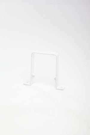 Polypipe Square RS226 WHITE Pipe Brackets Stand-off Pack of 2