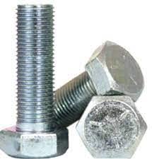 Newport Fasteners Hex Bolts, Grade 5 Zinc Plated, 7/16"-14 x 7/8" (Quantity: 100 pcs) Fully Threaded UNC Thread (Thread Size: 7/16") x (Length: 7/8")